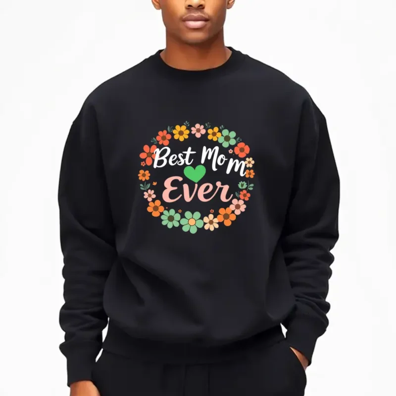 Custom Soundwave Art Gift For Mom Sweatshirt