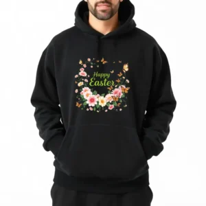 Easter Carrot Patch Sign With Wood Frame Hoodie
